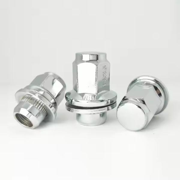 Noche de rueda de la nuez de cromo M14-1.5 Duplex Acorn - 22 mm Hex, 48 mm de longitud para Toyota OEM 9094201103