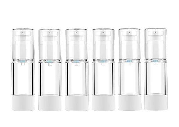 Lightweight Refillable Airless Pump Bottles Skin Care Airless Dispenser Bottles