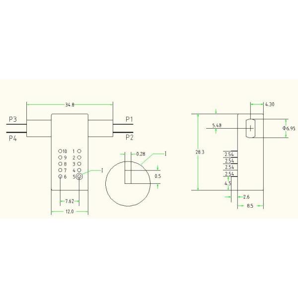 Переключатель MFSW-2x2F 1260-1650nm 500mW 2×2 однорежимный оптически