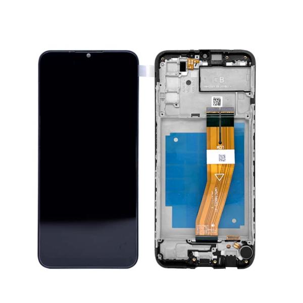 Original A03S Service Pack LCD With Frame For  a03s Mobile Phone Screen Display  A037 High Quality Pantalla