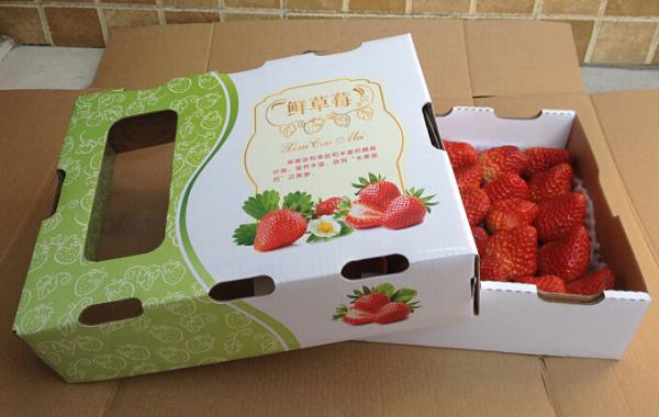 foldable logo-printed corrugated box