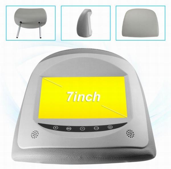 Ouchuangbo 7 car headrest DVD monitor USB/FM / IR Gray/Beige/Black