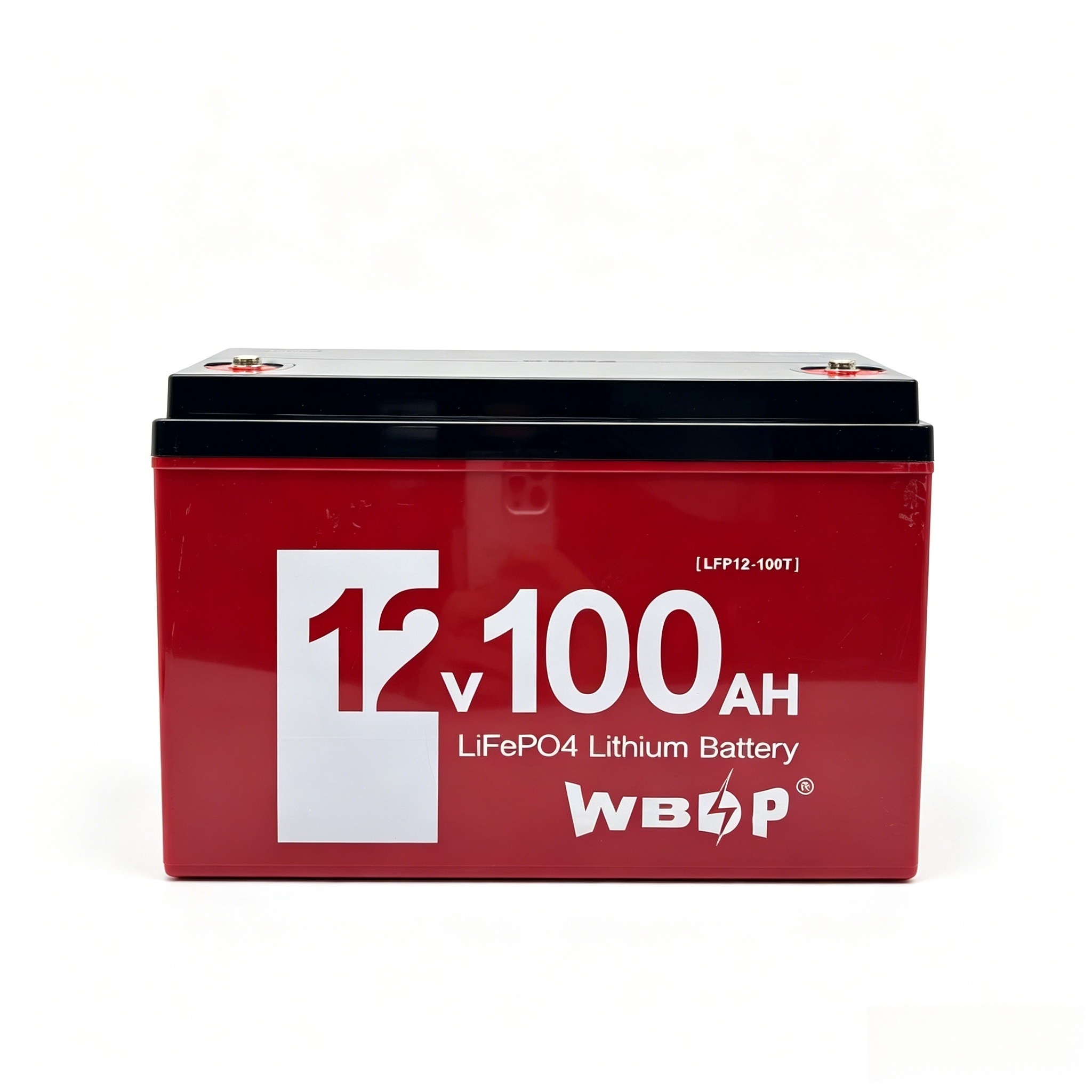 Rechargeable 12.8V 100Ah LiFePO4 Battery Square Lithium Iron Phosphate Battery