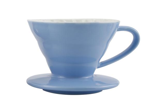 Handmade V60 Ceramic Pour Over Coffee Dripper Porcelain Ceramic Coffee Cone For 1 - 4 Cups