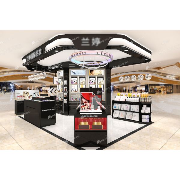 BKC008 Premium makeup booth Cosmetic mall kiosk for Skincare Store Display Furniture