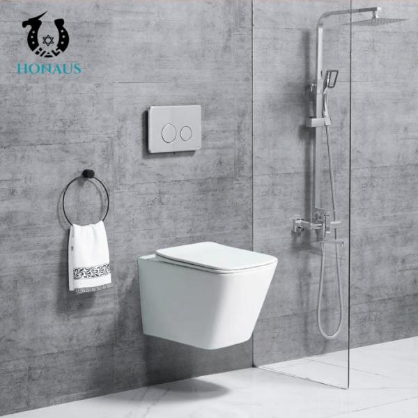 CE ROHS Restaurant Square Tankless Wall Mounted Toilet Hanging Toilet Bowl