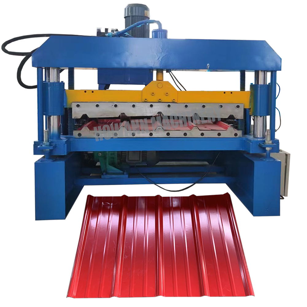 Automatic Corrugated Single Layer Tile Roll Forming Machine For Colored Steel Roofing Sheets