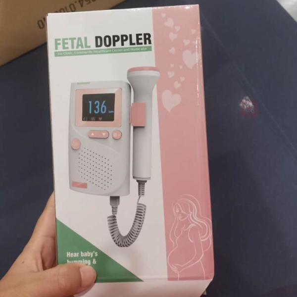 Waterproof Medical Ultrasonic High Fidelity Sound Cardiology CE Ultrasound Infant Baby Portable Heart Monitor Fetal Doppler Heartbeat