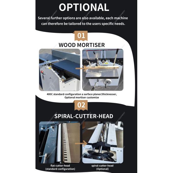 Woodworking 400C Multi Functional Machine for Woodworking Efficiency in Garment Shops