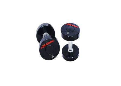 O plutônio preto de Crossfit do uso do Gym revestiu o grupo 2.5KG do peso - tipo 50KG opcional
