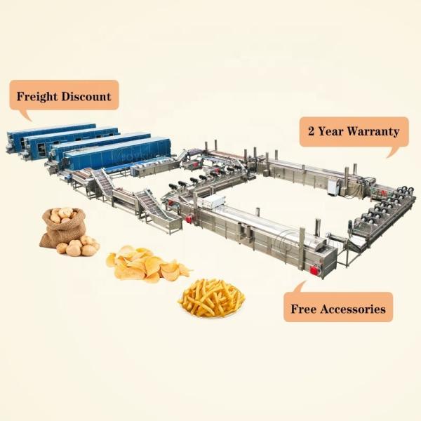 Máquina totalmente automática para fazer batatas fritas para 2 kg