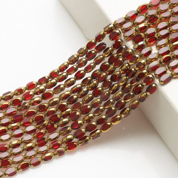 New 4X6MM Phnom Penh Rice Beads DIY Handmade Beads Necklace Bracelet Glass Beads Jewelry Clothing Accessories Materials