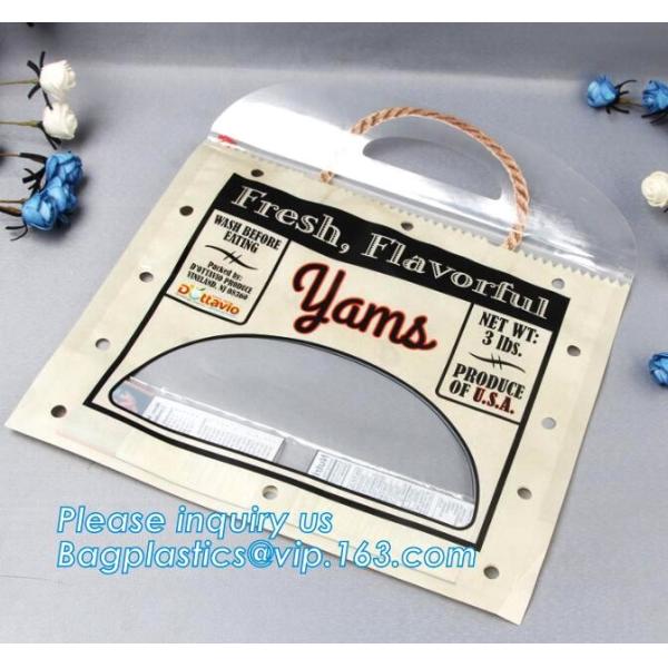 breathable opp cellophane plastic fresh vegetables packaging bag, vegetable fresh keeping freezer bag, reusable zipper s