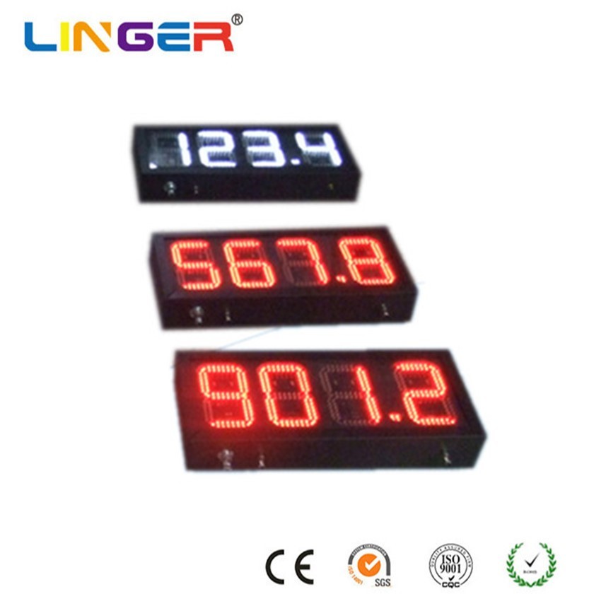 Energy Saving LED Gas Price Display LED Module Digital Gas Station Sign For Gasoline And Diesel