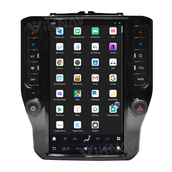 Блок андроида 11 главный на автомобильный радиоприемник Ram 20-23 доджа экран касания 11,8 дюймов