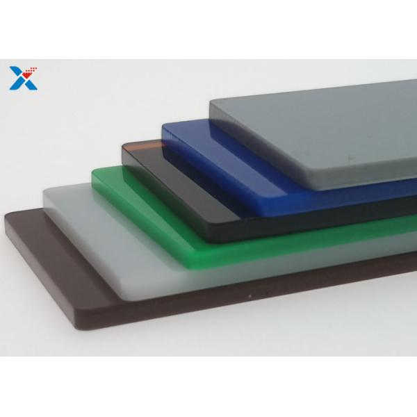 Painéis acrílicos da resistência da chama da folha do plexiglás preto do molde 8x4