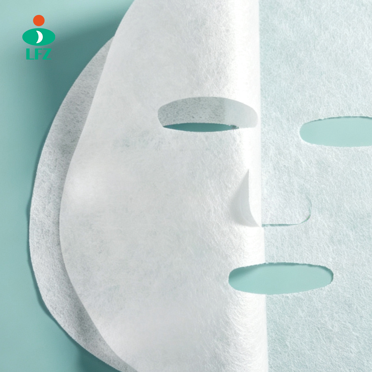 DIY White Color Dry Facial Mask Sheet Material Hyaluronic Acid, and Lyocell Fiber Korean Beauty Face Masks for All Skin