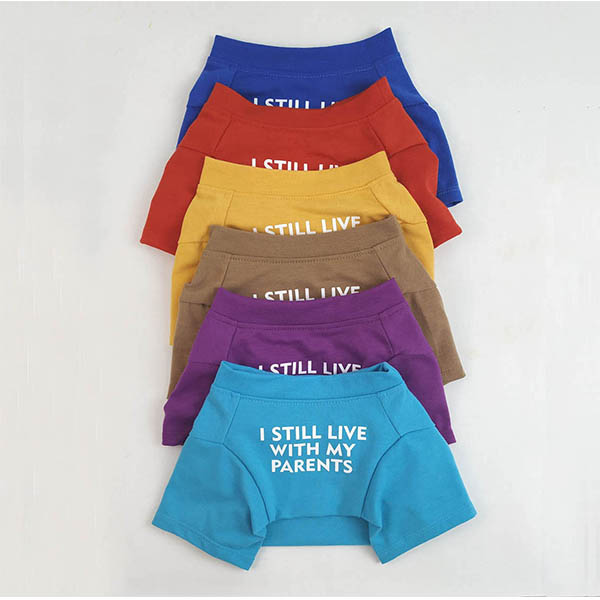 ODM вполне Handcraft шить футболка любимца хлопка с напечатанными именами