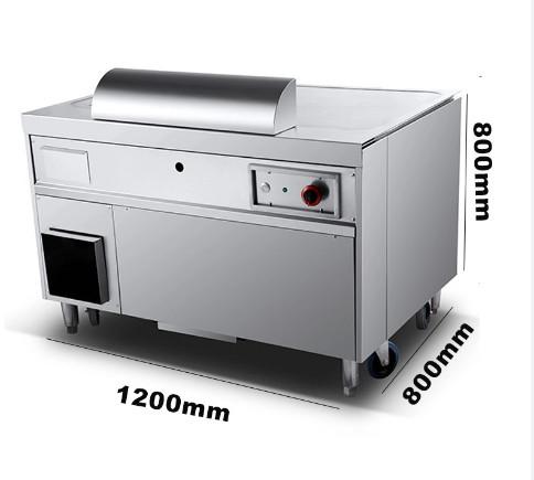 Equipamento de cozinha a gás com temperatura de 0,0 a 200 °C