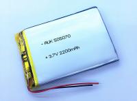 1S1P 1C Bateria LiPo recarregável 3.7V 2200mAh 505070 Para PAD PDA