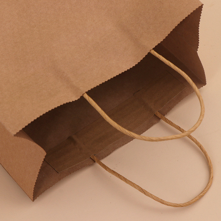 Custom Kraft Paper Shopping Bag with OEM and Package Size 57.00cm * 42.00cm * 37.00cm