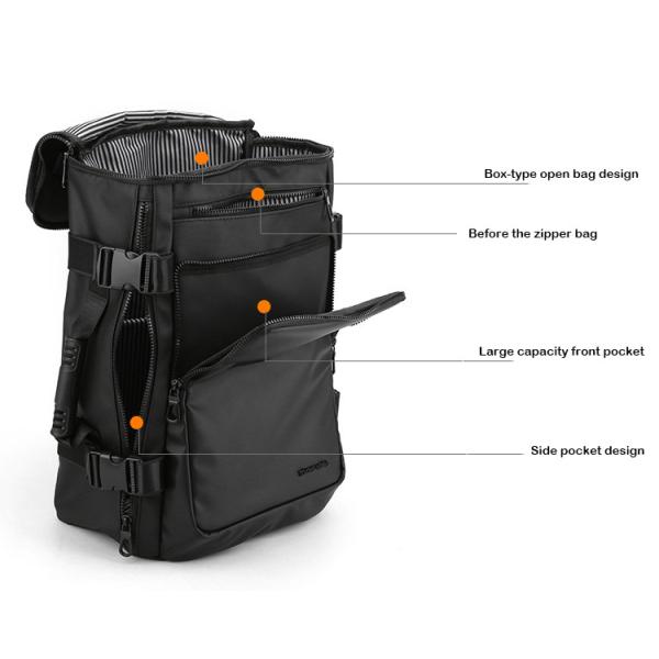 Stylish Business Travel Backpacks BSCI Business Overnight Backpack 17.3 Inch