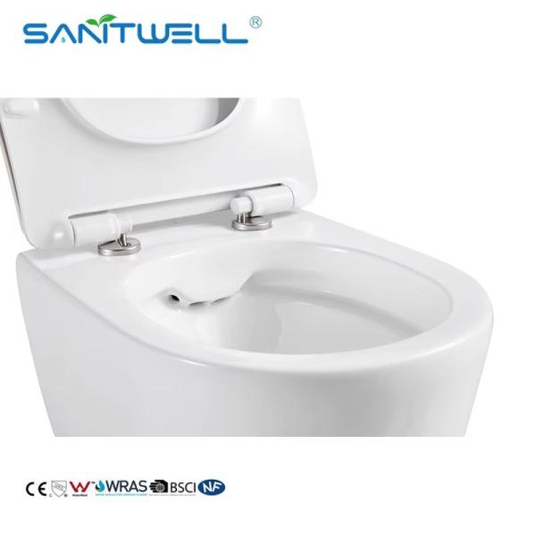 Luxury Sanitary Ware Hot Selling Models Washdown Rimless Flushing Wall Hung Toilets WC