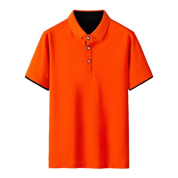 ODM OEM 270gsm T Shirts Climbing Men's Cotton Polo Shirts With Loose Lapels