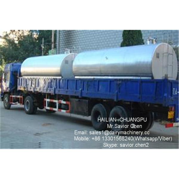 5000L транспортируя бак для хранения молока нержавеющей стали бака охладителя молока