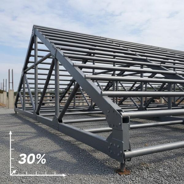 Customizable Heavy Duty Truss with 30% Roof Pitch and Class A Fireproof Rating for Large Scale Buildings