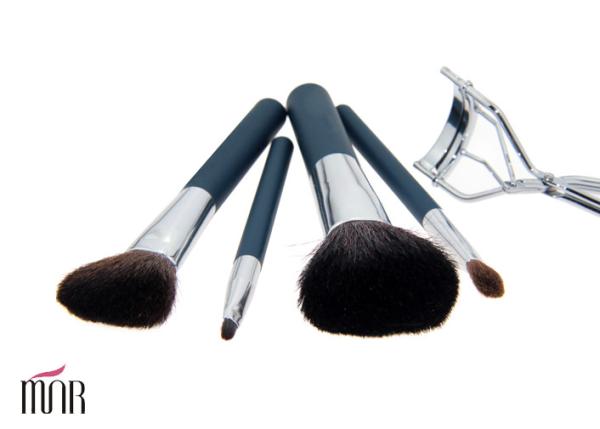 Blue Facial Concealer Travel Makeup Brushes Beauty Cosmetics Brush Set