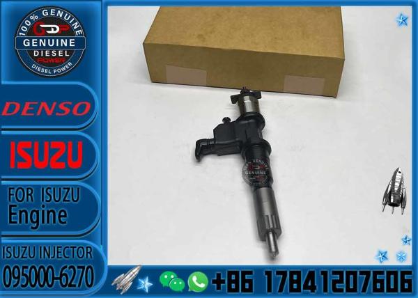 Injetor de combustível diesel injetor de carris comuns 095000-6300 095000-6270 1153004361 8-976102544 para KOMATSU