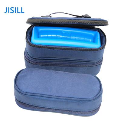 Oxford Fabric Plastic Medical Cool Box Portable Cooler Brick For Diabetic