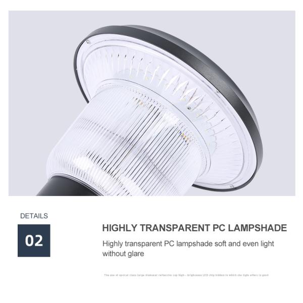 Погодостойкий солнечный сумрак лампы штендера, который нужно рассветать свет столба для патио задворк гаража