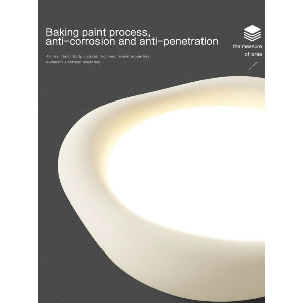 Children's Room Lights Minimalist dining room lighting Bedroom Resin white ceiling light(WH-MA-296)