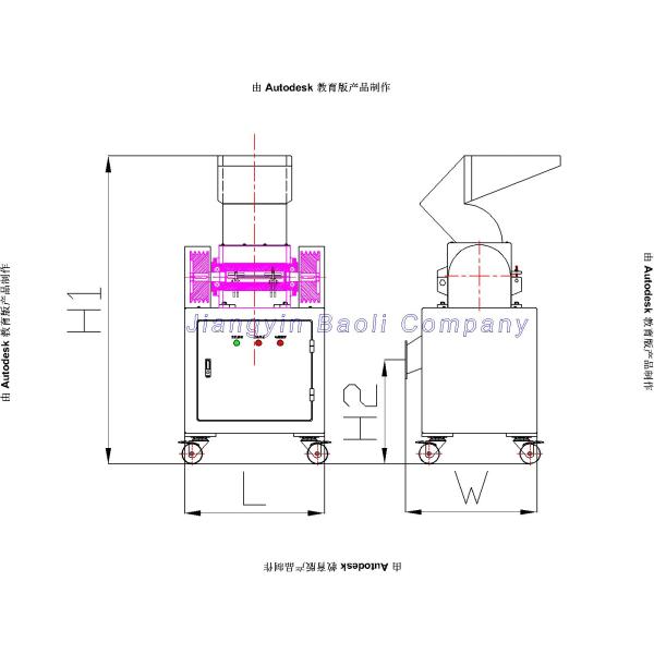 Машина 20-1000кг/Х дробилки молотка горизонтального промышленного точильщика порошка грубая