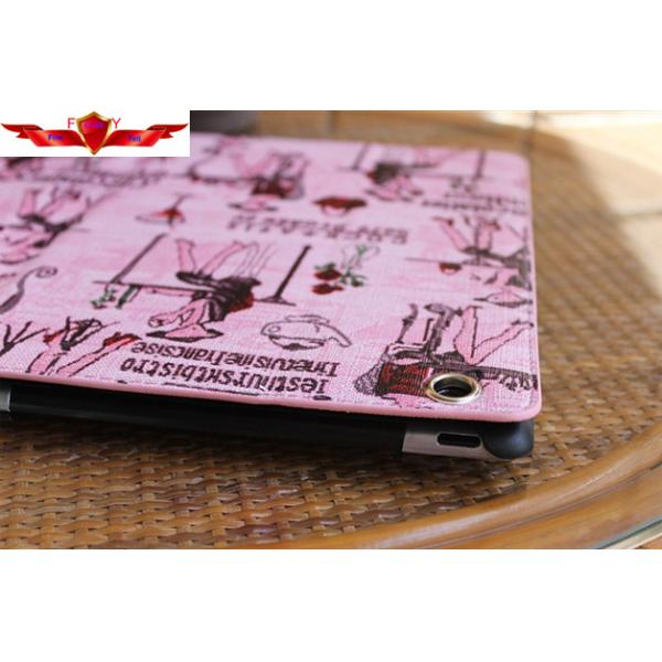 New Fahion Modern Lady Ipad 2/3/4 PU Cover Cases Smart Sleep Durable High Quality
