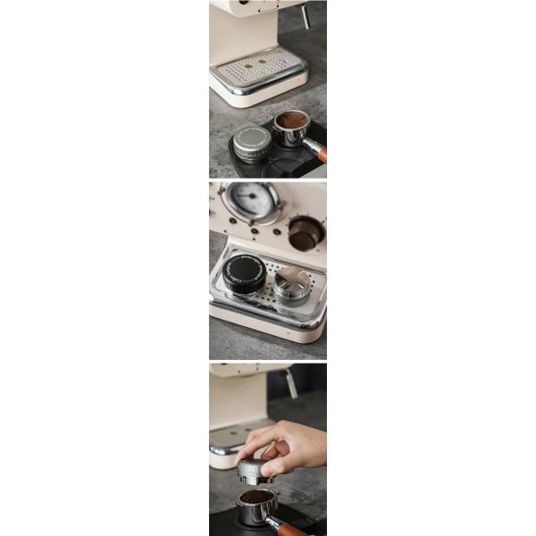 Adjustable Depth Coffee Dispenser 58mm Metal Set for Coffee Tea Tools Type Coffee Tampers