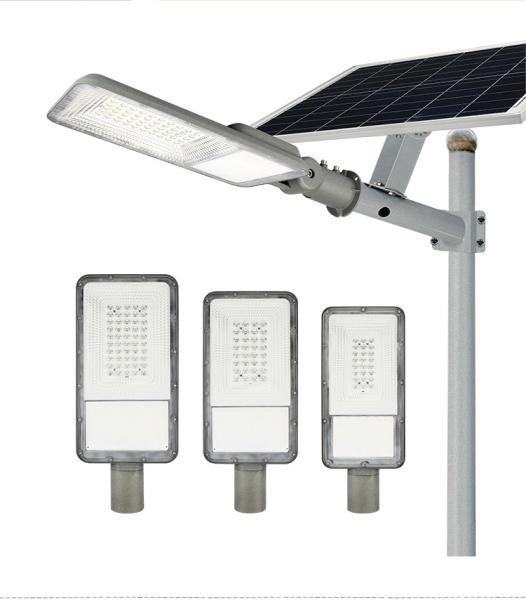 Aluminum Outdoor Solar Street Light 100W Integrated All in One Led Street Light