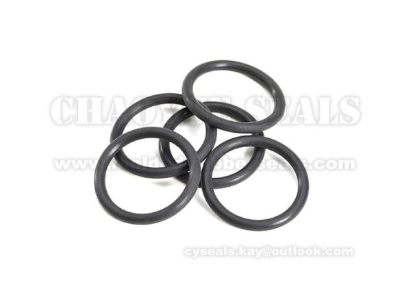 Water Tap Black NBR Rubber O Ring Seals Oil Resistant High Temp O Rings