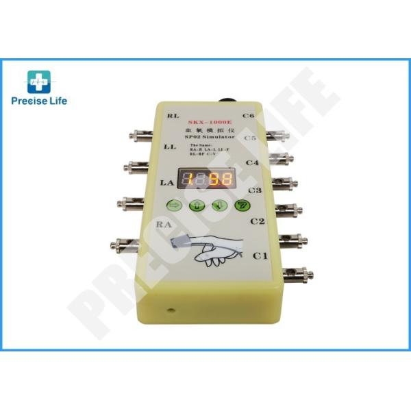 ECG SpO2 Medical simulator with 10 lead , Medical Simulation Equipment