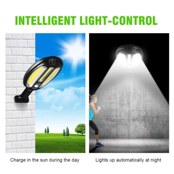 Wireless 20W 450LM Outdoor Pole Solar Street Light 20 Watt 6000-7000K Waterproof