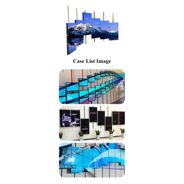 Крытой установленный стеной сползать настенного дисплея 1080p Lcd видео-