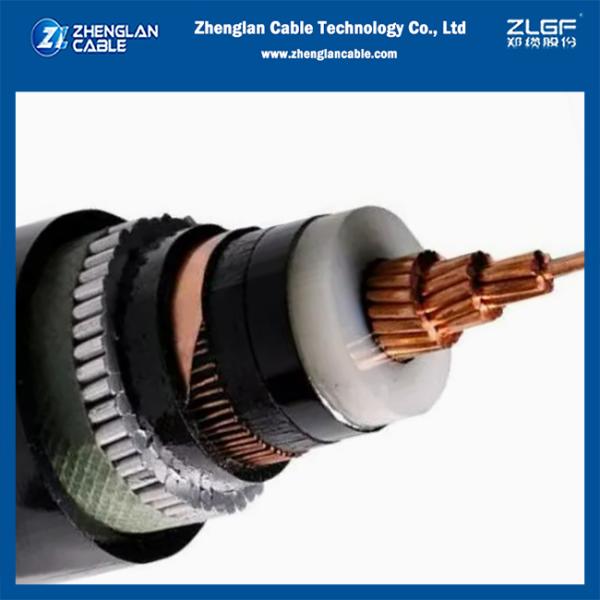 8.7/15kv Medium Voltage Power Cable AWA Armored Cable 1x120/16mm2 Cu/SC/XLPE/SC/CWS/PVC/AWA/PVC IEC 60502-2