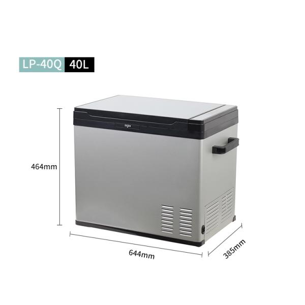 Портативный солнечный автомобильный холодильник компрессорный охладитель для путешествий DC 12V Кампинговый автомобильный морозильник Лед