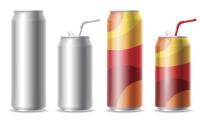 boîtes de boisson en aluminium de 355ml 500ml 12oz 16oz avec l'étiquette de traction