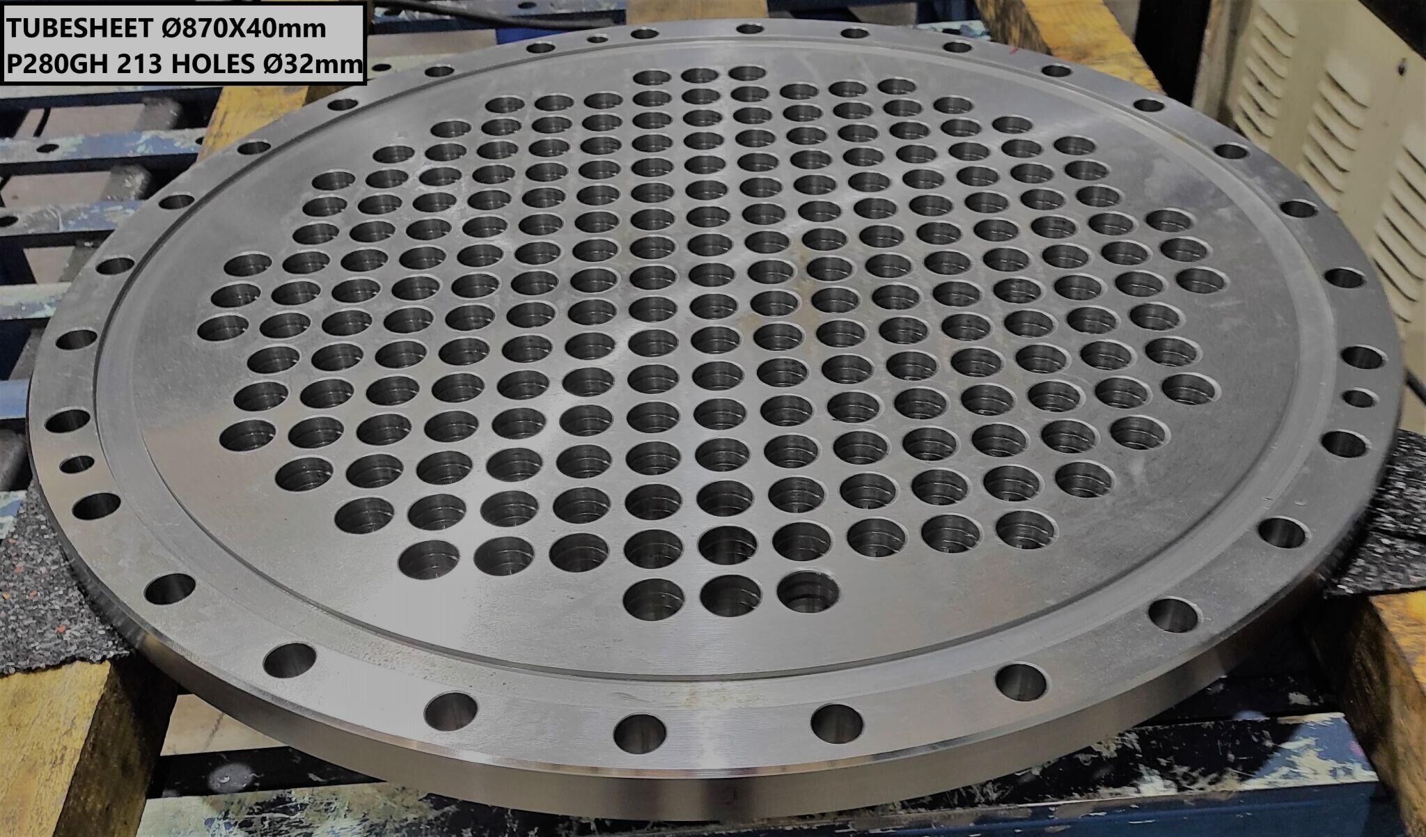 Титан Tubesheet Gr2 SS одетый для химической промышленности теплообменного аппарата