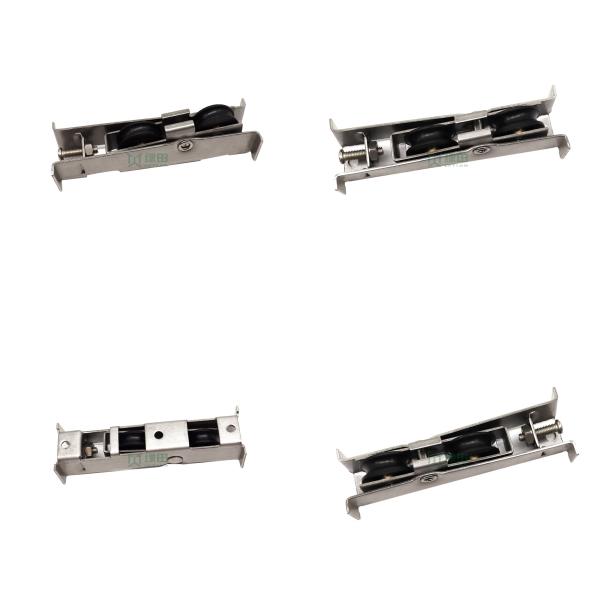 Accessoires de fenêtre de porte de travail lourd roue en acier inoxydable Fer rouleau de fenêtre coulissante