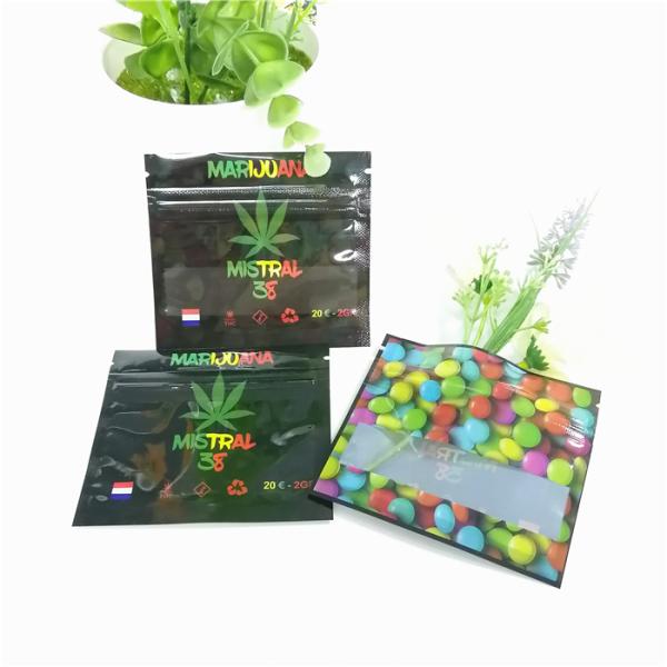 Влагостойкие сумки алюминиевой фольги подгоняли упаковку обруча фольги Мылар логотипа тупую