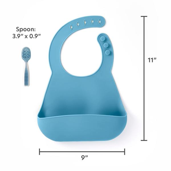 Нетоксический непахучий Bib младенца силикона, безосколочный уловитель Bib силикона